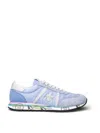 Premiata Light Blue Sneakers In Multi