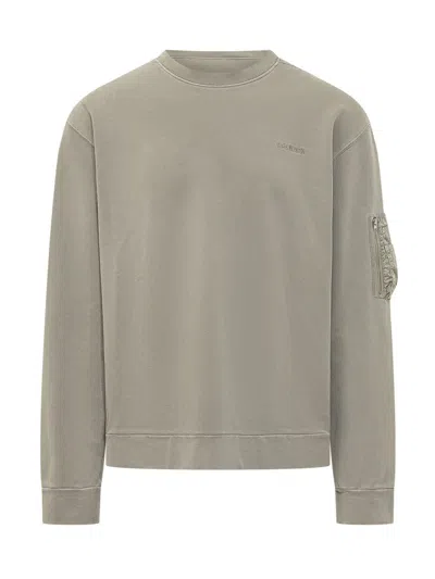 Premiata Light Grey Logo Sweatshirt