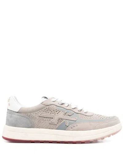 Premiata Leather Sneakers In Grey