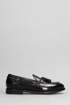 Premiata Loafers In Black Leather In Black
