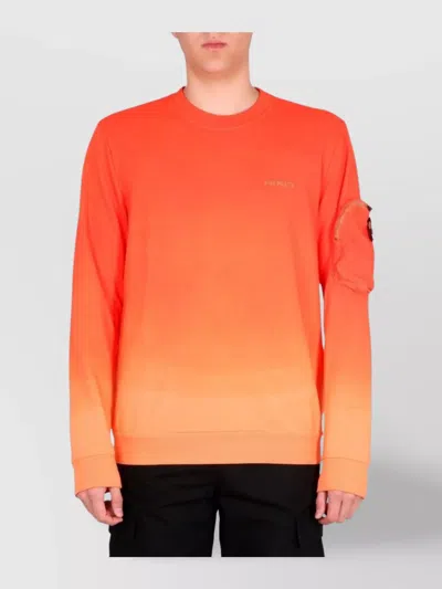 PREMIATA LOGO ARM POCKET CROSS-NECK SWEATSHIRT