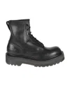 Premiata Logo Boots In Black