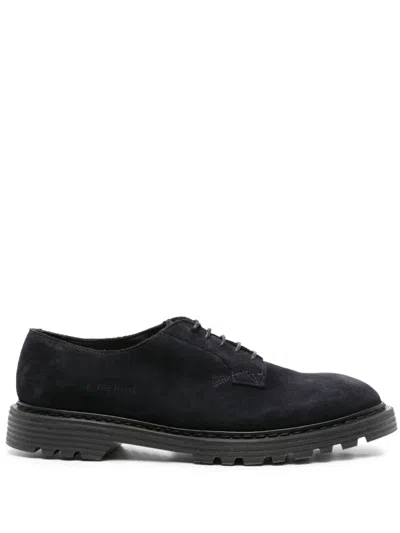 Premiata Derby-schuhe Aus Wildleder In Brown