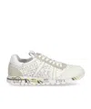Premiata Logo Logo Low-top Sneakers In White