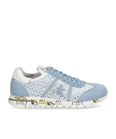 Premiata Logo Logo Low-top Sneakers In White