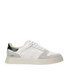 Premiata White Calf Leather Bos Taurus Low Top Sneakers In White