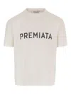 Premiata Logo-print Graphic-print T-shirt In Neutral