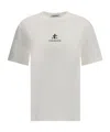 Premiata Logo Printed Side Slits T-shirt In White