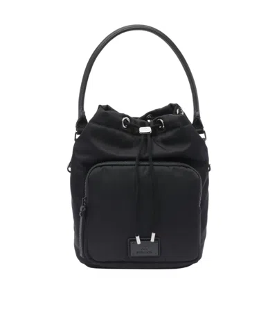 Premiata Logo Shoulder Bag In Black