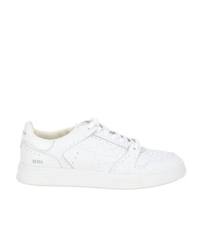 Premiata Logo Sneakers In White