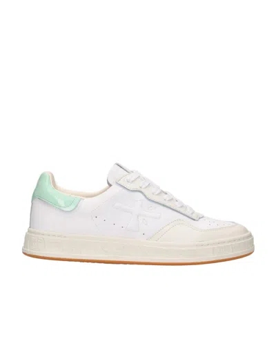 Premiata Logo Sports Shoes In White