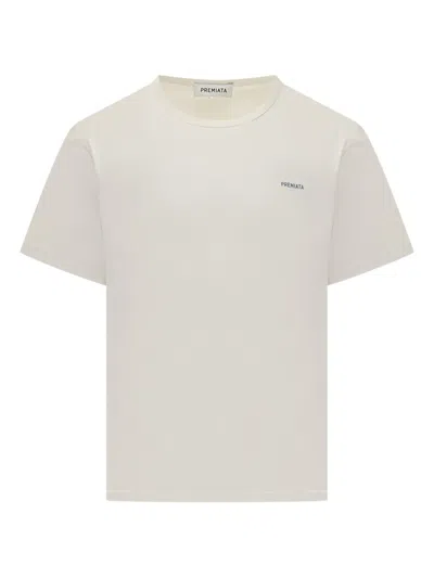 Premiata Cotton T Shirt With Technical Detail And Logo In Multi