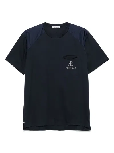 Premiata Logo T-shirt In Blue