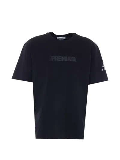 Premiata Logo-print Graphic-print T-shirt In Black