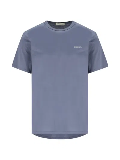 Premiata Logo-print T-shirt In Blue