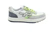 Premiata Low Shoes With Textured Upper In Gray