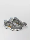 Premiata Suede-panel Lace-up Sneakers