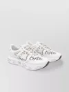 Premiata Cut-out Perforated Low Top Sneakers