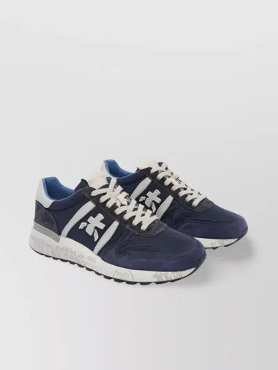 PREMIATA LOW TOP SNEAKERS CONTRAST PANELS