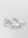 Premiata Low Top Sneakers In Fabric And Leather
