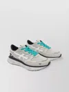 Premiata Low Top Sneakers With Animal Print Detail