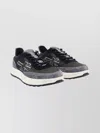 Premiata Low Top Sneakers With Round Toe And Texture In Black