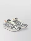 Premiata Low Top Zebra Print Sneakers