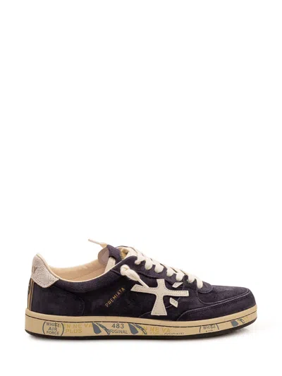 Premiata Low-top Suede Sneaker In Multi