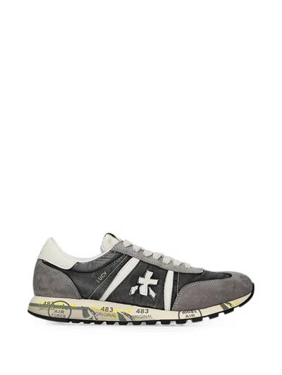 Premiata Lucy Panelled Sneakers In Gray