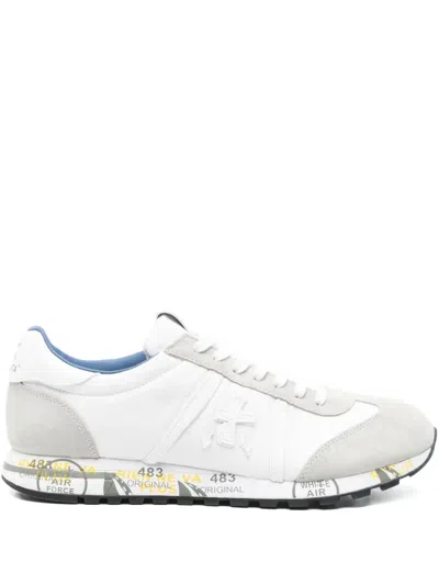 Premiata Lucy Lace-up Sneakers In White