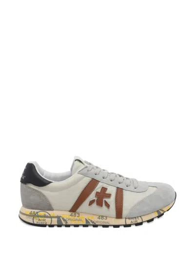 Premiata Grey Lucy Sneakers In Gray