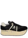 Premiata Luxurious Leather Sneakers For Women In Black