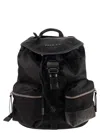 Premiata Lyn Backpack With Pockets In Animal Print