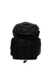 Premiata Versatile Backpack With Multiple Zippered Pockets In Black