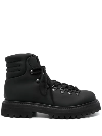 Premiata M6300 Padded Ankle Boots In Black