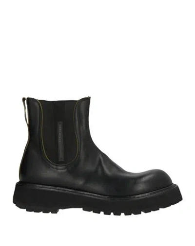 Premiata Man Ankle Boots Black Size 10 Leather
