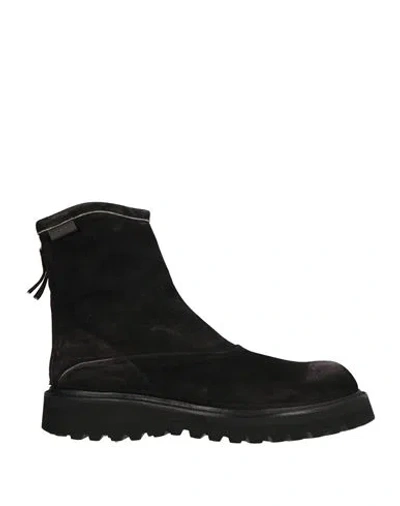 Premiata Man Ankle Boots Black Size 10 Leather