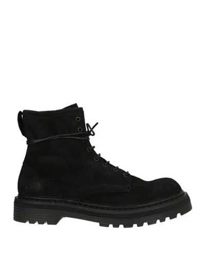 Premiata Man Ankle Boots Black Size 7 Leather