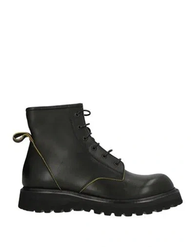 Premiata Man Ankle Boots Black Size 9.5 Leather