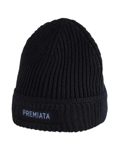 Premiata Man Hat Midnight Blue Size Onesize Merino Wool