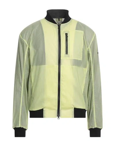 Premiata Man Jacket Acid Green Size 44 Polyamide