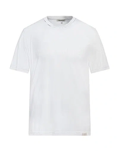 Premiata Man T-shirt White Size Xl Cotton