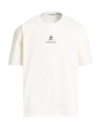 Premiata Man T-shirt White Size Xl Cotton