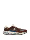 Premiata Mase 25 Logo-detail Sneakers In Burgundy