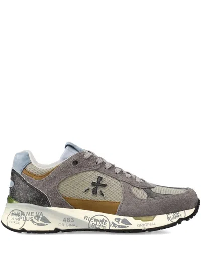 Premiata Mase 7868 Paneled Sneakers In Gray