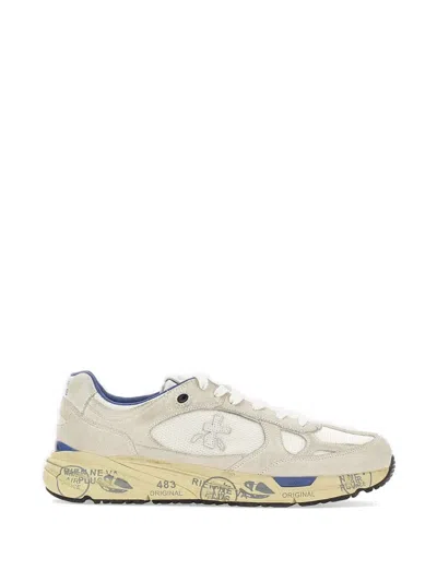 Premiata Mase Chunky Low-top Sneakers In Animal Print