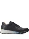 Premiata Mase 7082 Logo Leather Sneakers In Black