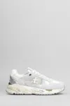 Premiata Low Top Sneakers In Fabric And Leather In Grey
