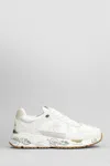 Premiata Low-top Panelled Sneakers In White