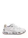 Premiata Sneakers In Bianco Latte